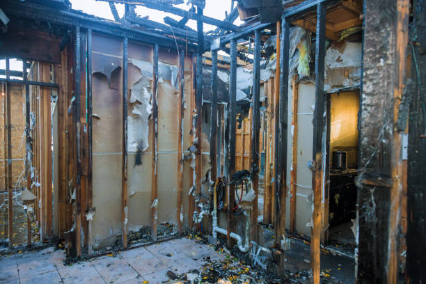 Professional Emergency Fire Cleanup technician working in Galesville, MD